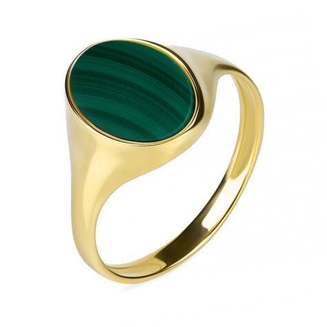 Anello Chevalier Beverly Oro Giallo Malachite - Anelli Chevalier Donna | Stroili