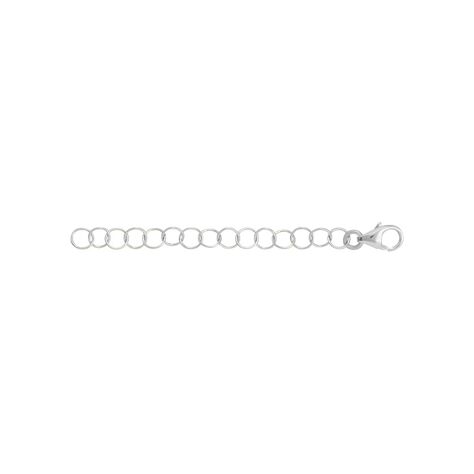 Allungo rolo oro bianco con anello a molla per bracciali e collane 5cm - Gioielli Unisex | Stroili