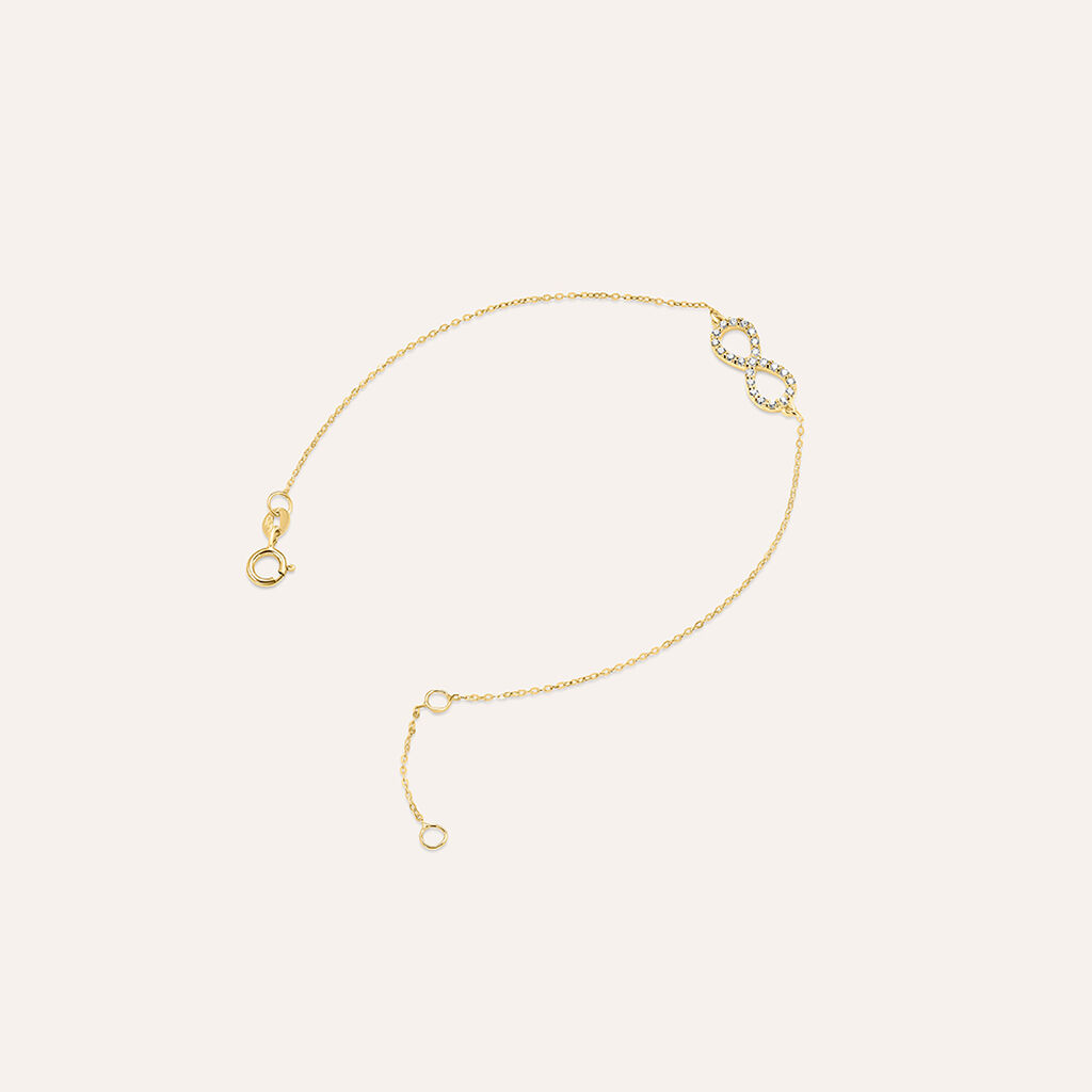 Bracciale Claire Oro Giallo Cubic Zirconia - Bracciali Amicizia Donna | Stroili