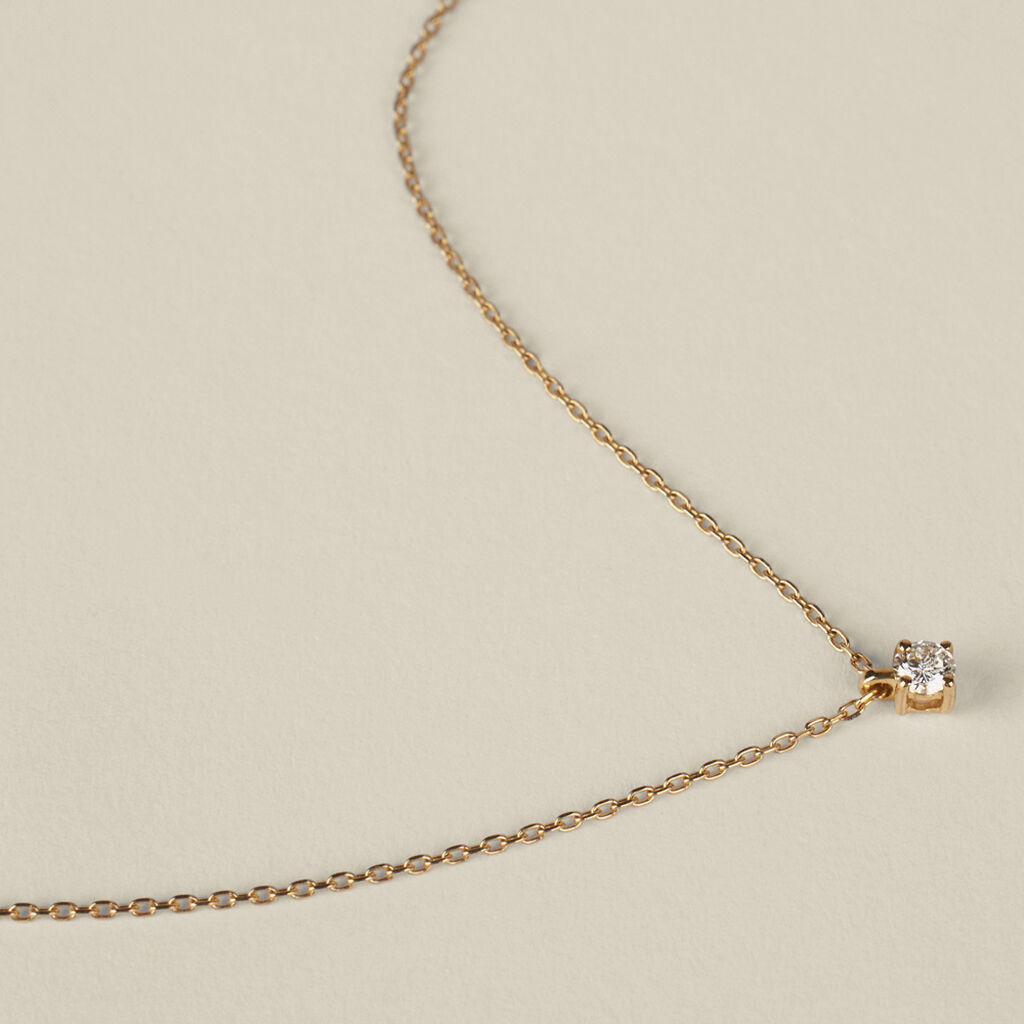 Collana Punto Luce Grace Oro Giallo Diamante - Collane Punto Luce Donna | Stroili