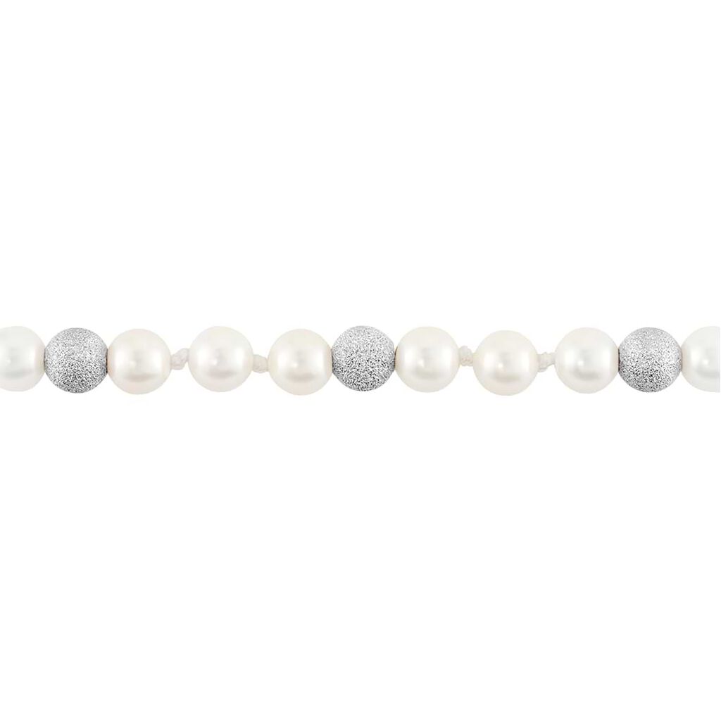 Bracciale Silver Pearls Argento Rodiato Perla sintentica
