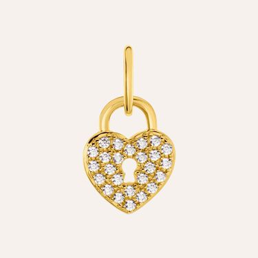 Pendente Po&egrave;me Oro Giallo Cubic Zirconia