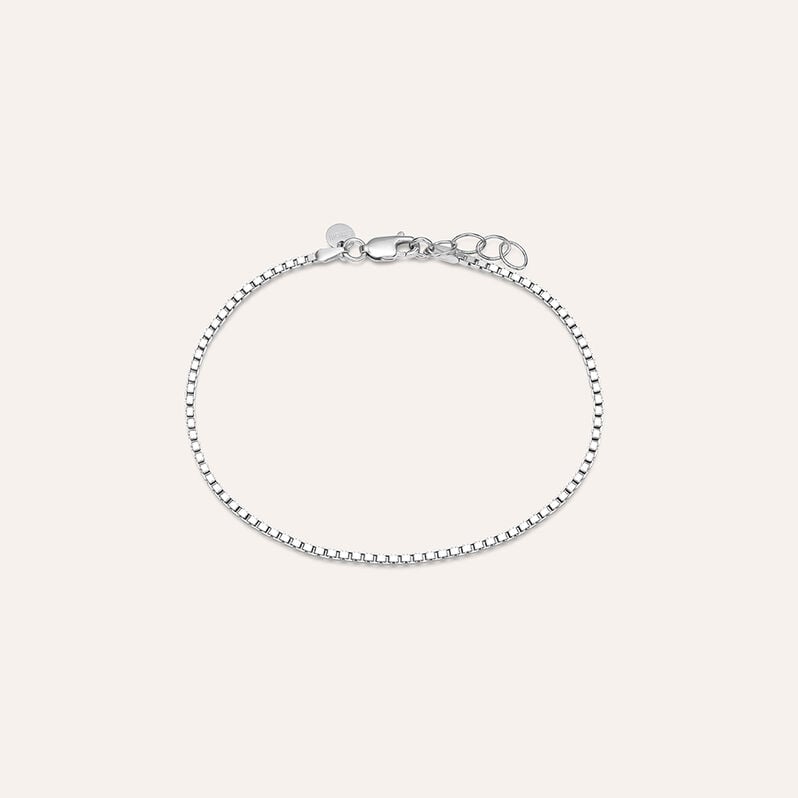 Bracciale Catena Gentleman Argento Rodiato - Gioielli Uomo | Stroili