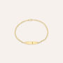 Bracciale Con Targhetta Religious Gold Oro Giallo