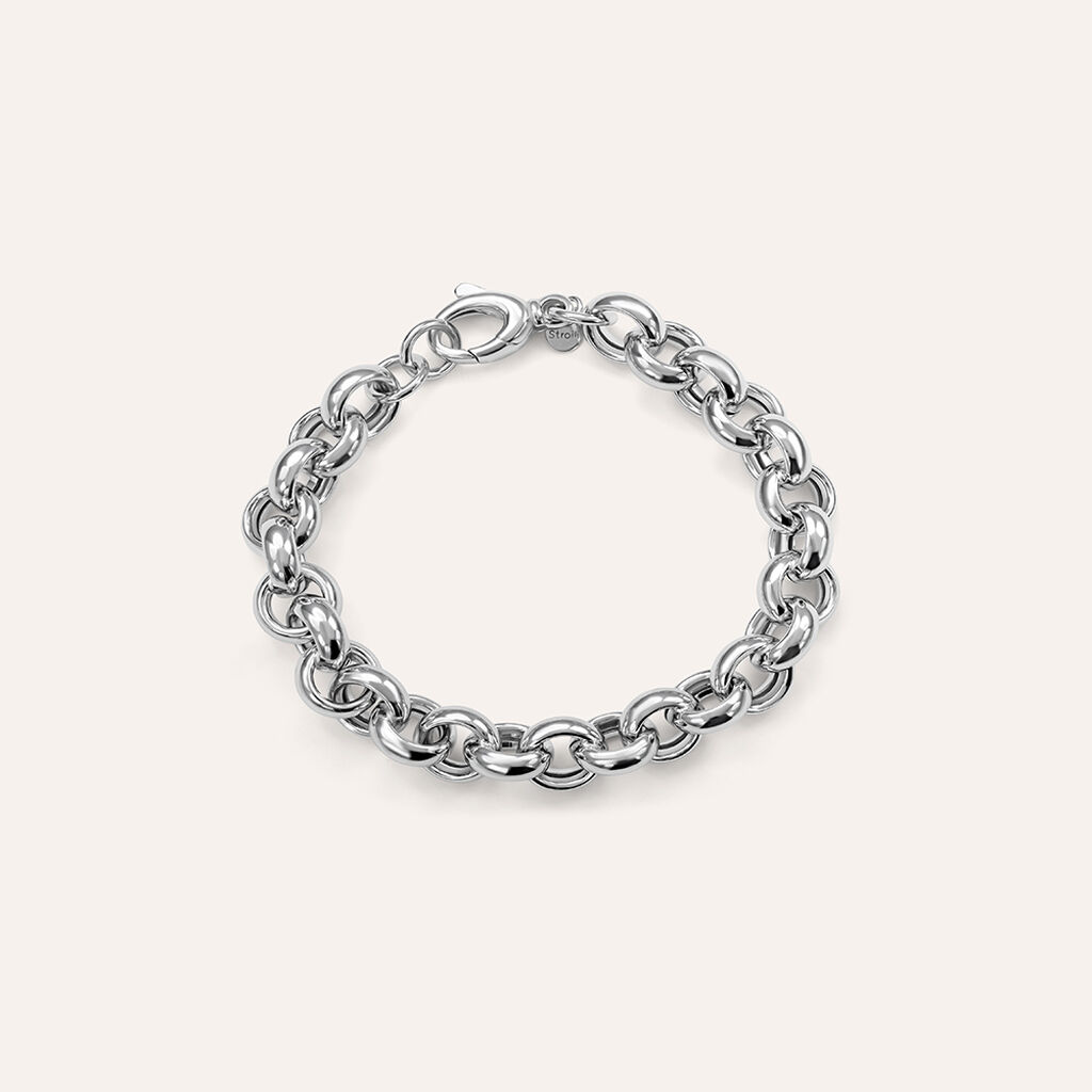 Bracciale Catena Silver Collection Argento Rodiato