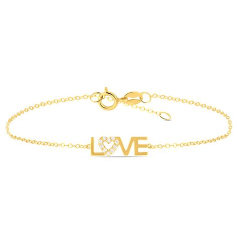 Bracciale Claire Oro Giallo Cubic Zirconia - Bracciali Amicizia Donna | Stroili