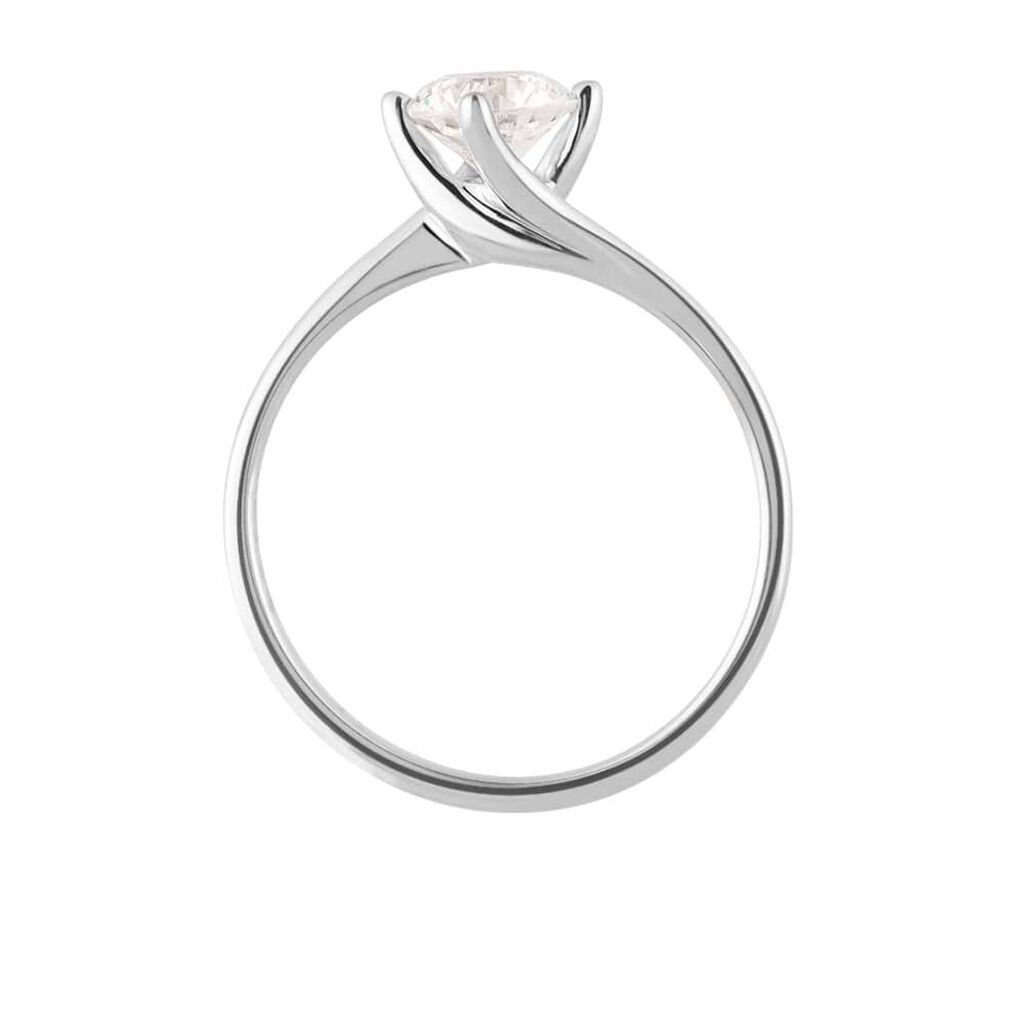 Anello Solitario Valentino Firmamenti Oro Bianco E Diamante - Anelli con Pietre Donna | Stroili