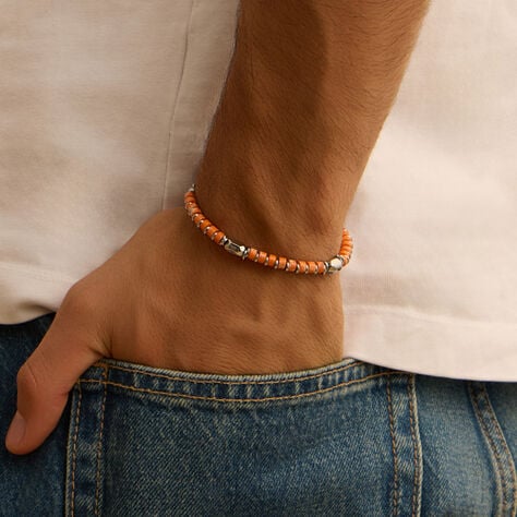 Bracciale Man Code Acciaio Diaspro africano - Bracciali Uomo | Stroili