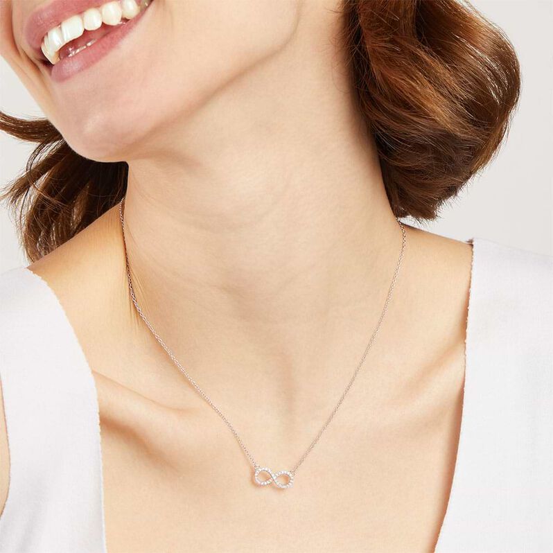 Collana Silver Moments Argento Rodiato Cubic Zirconia - Collane Donna | Stroili