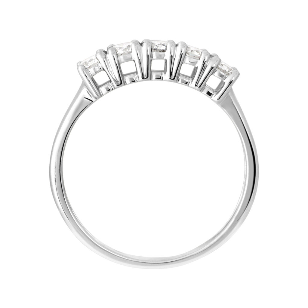 Anello Riviere Diamade Oro Bianco Diamante Lab-Grown - Anelli Riviere Donna | Stroili