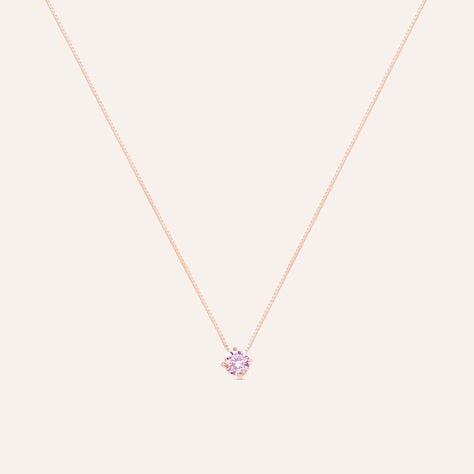 Collana Punto Luce Silver Rainbow Argento Rosa Cubic Zirconia - Gioielli Donna | Stroili