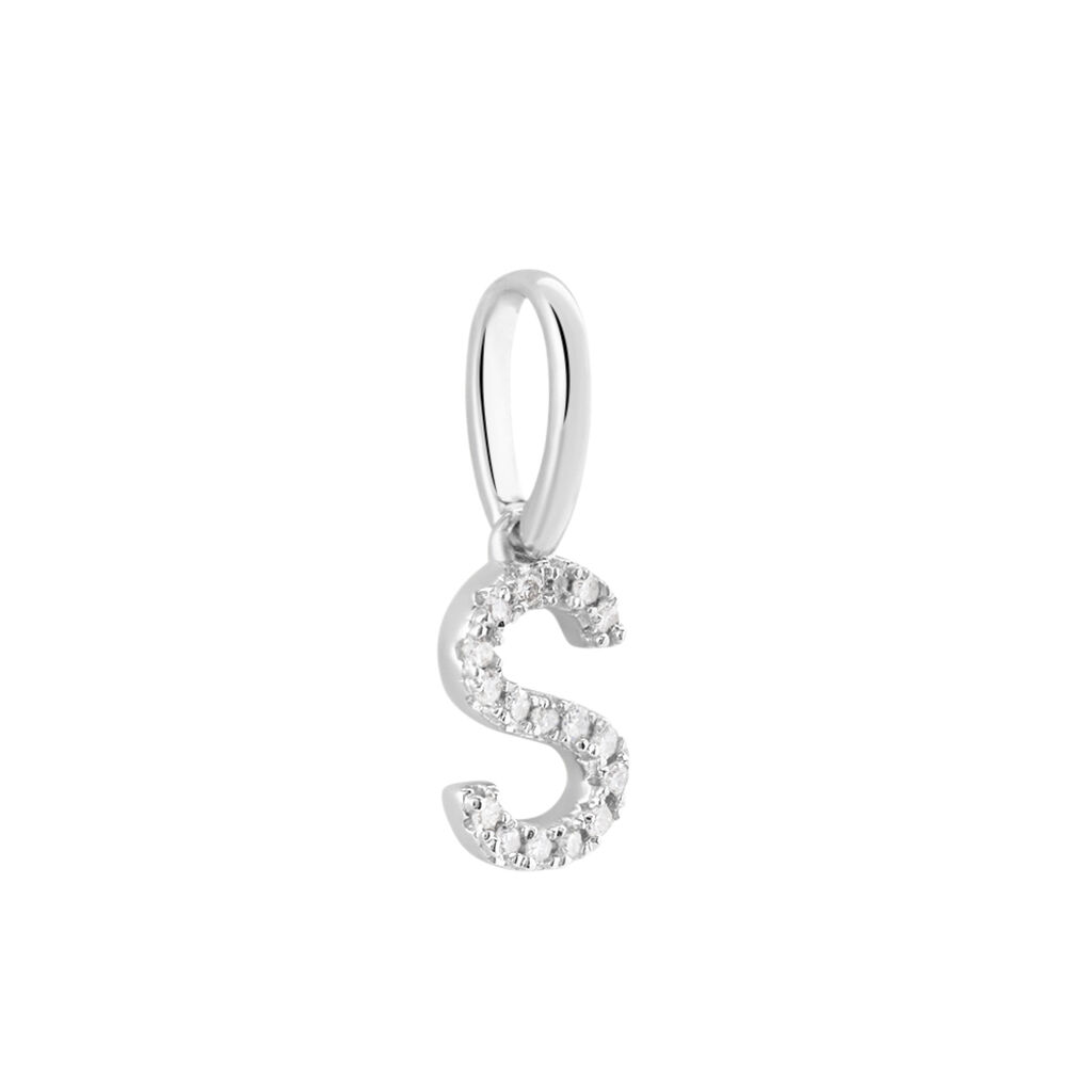 Pendente Sophia Oro Bianco Diamante - Ciondoli Donna | Stroili
