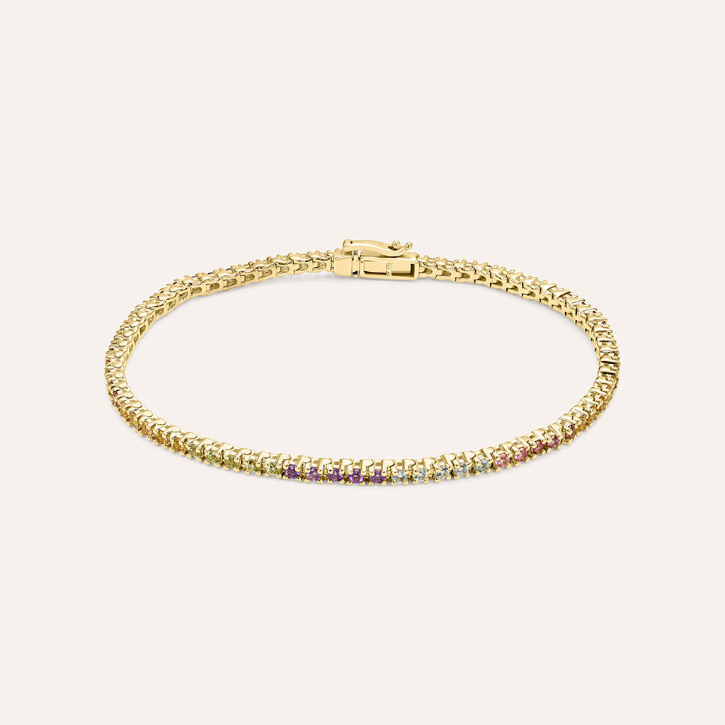 Bracciale Amélie Oro Giallo Ametista Citrino Topazio Tormalina Peridoto - Bracciali Donna | Stroili