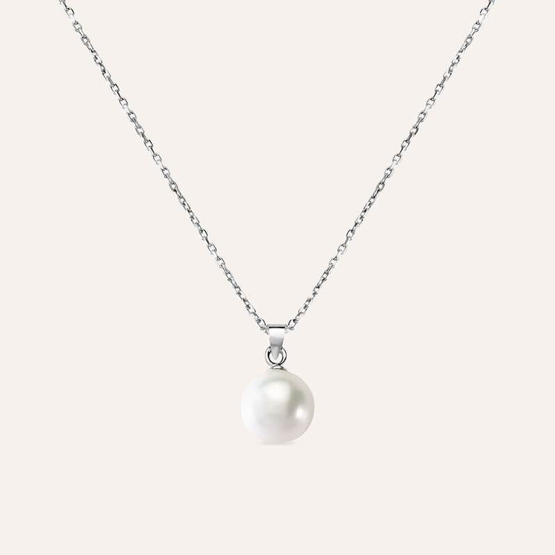 Collana Silver Pearls Argento Rodiato Perla sintentica - Collane Donna | Stroili