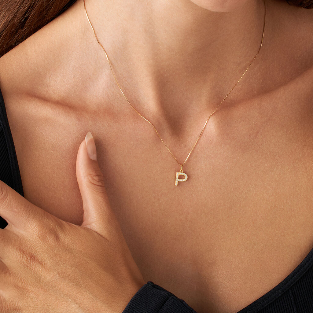 Pendente Poème Oro Giallo Cubic Zirconia - Ciondoli Donna | Stroili