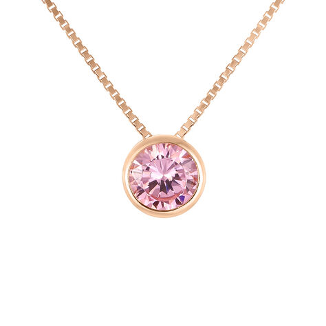 Collana Punto Luce Silver Rainbow Argento Rosa Cubic Zirconia - Collane Punto Luce Donna | Stroili