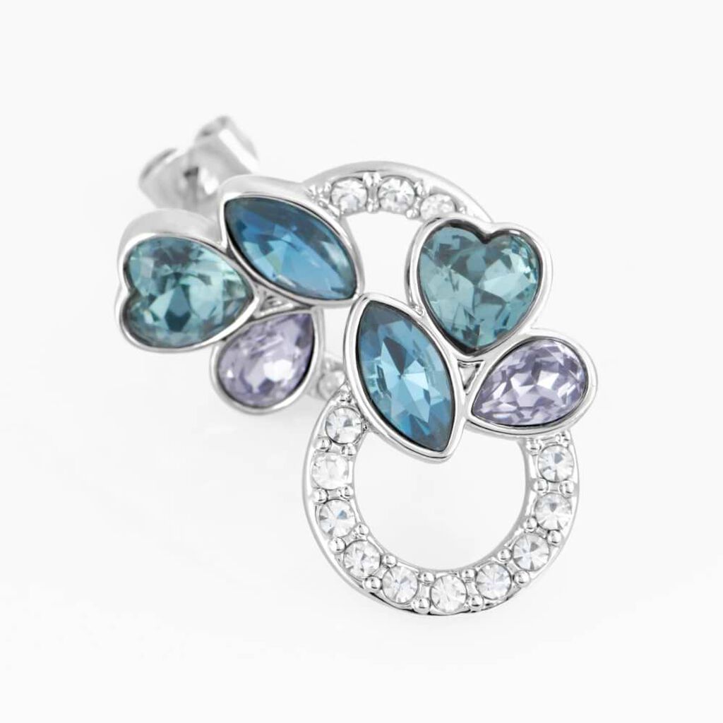 Orecchini Lobo Violet Ottone Cristallo - Orecchini a Lobo Donna | Stroili