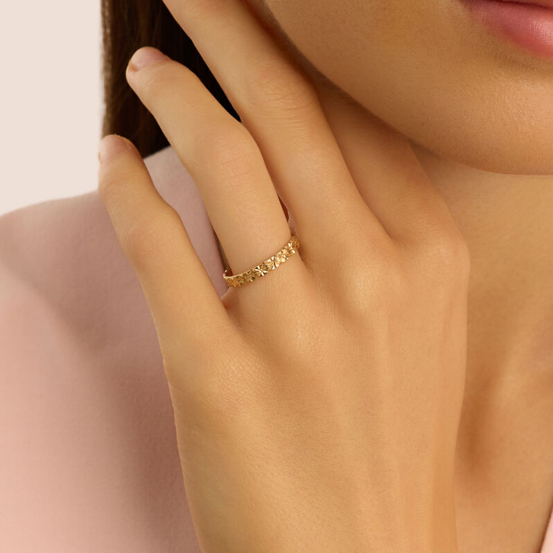 Fede Classica Diamantata 2.5 mm Oro Giallo - Anelli con Incisione Donna | Stroili