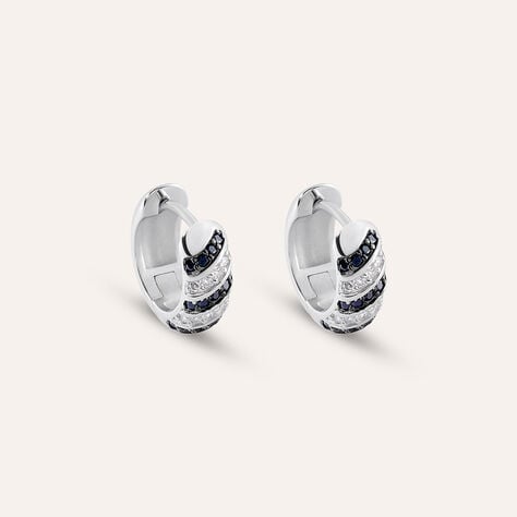 Orecchini A Cerchio Silver Shine Argento Rodiato Cubic Zirconia - Orecchini a Cerchio Donna | Stroili