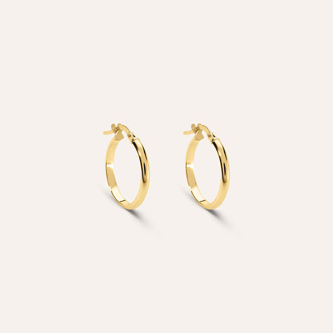 Orecchini A Cerchio Toujours Oro Giallo - Orecchini a Cerchio Donna | Stroili