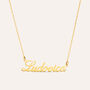 Collana Ludovica Gold Names Oro Giallo