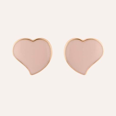 Orecchini a lobo Lady Sweet Acciaio Rosato Cuore - Orecchini a Lobo Donna | Stroili