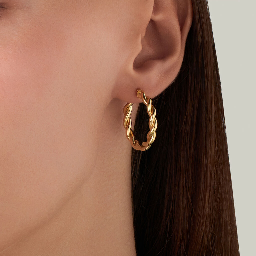 Orecchini A Cerchio Toujours Oro Giallo - Orecchini a Cerchio Donna | Stroili