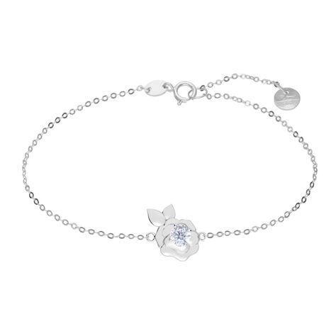 Bracciale Claire Oro Bianco Cubic Zirconia - Bracciali Amicizia Donna | Stroili