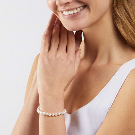 Bracciale Gabrielle Oro Bianco Perla D'Acqua Dolce - Bracciali Donna | Stroili