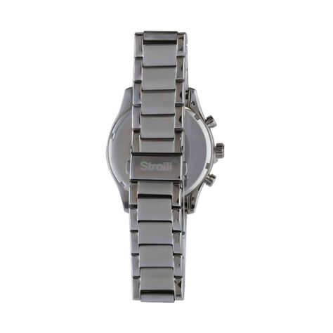 Crono multifunzione cassa e bracciale in acciaio - quadrante antracite - Orologi per Prima Comunione Uomo | Stroili