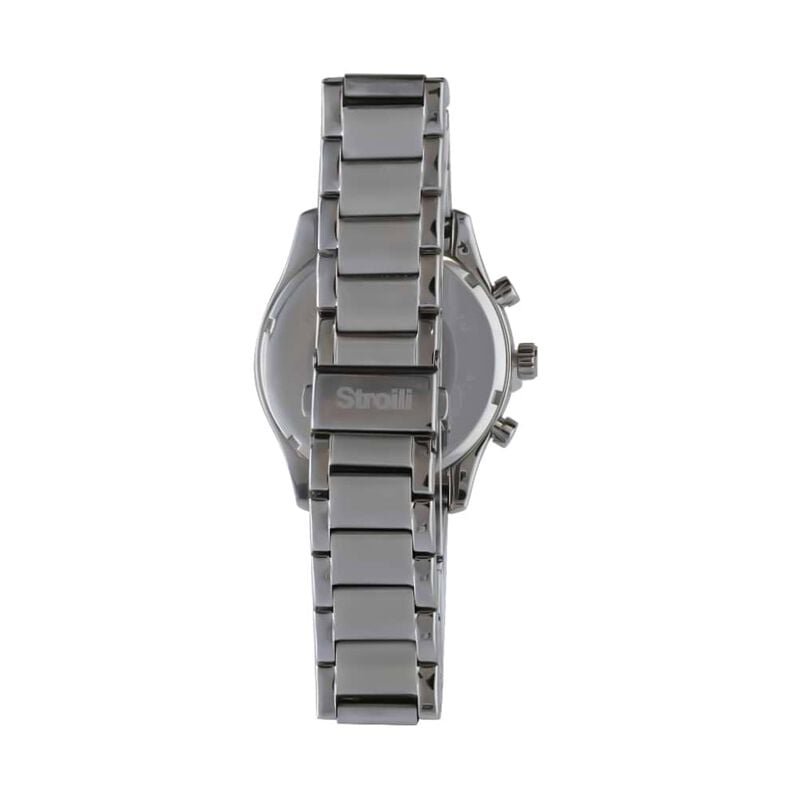 Crono multifunzione cassa e bracciale in acciaio - quadrante antracite - Orologi per Prima Comunione Uomo | Stroili
