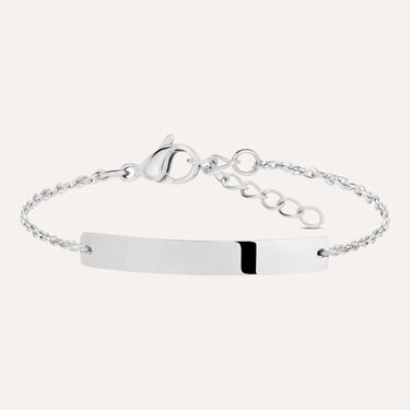 Bracciale Con Targhetta Moonlight Acciaio