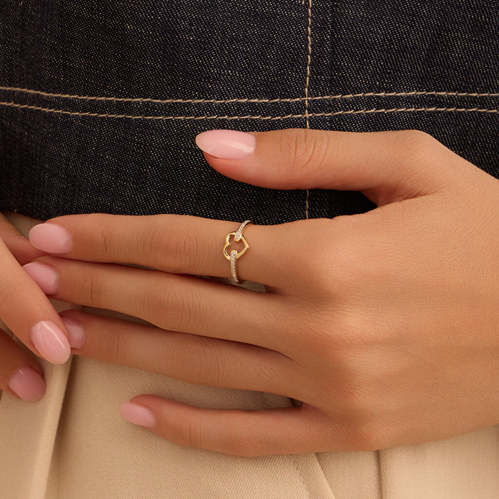 Anello Fantasia Sophia Oro Giallo Diamante