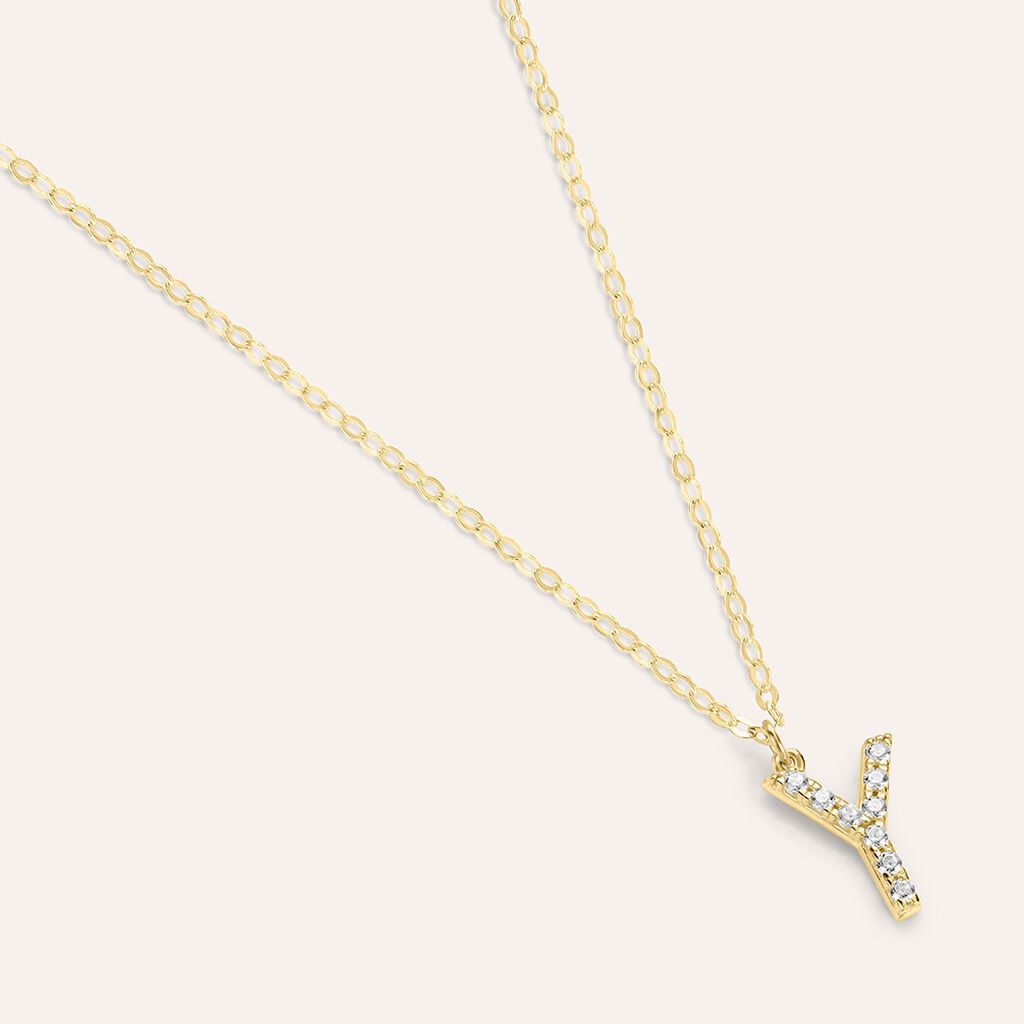 Collana Claire Oro Giallo Cubic Zirconia
