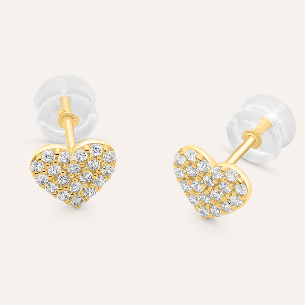 Orecchini Lobo Claire Oro Giallo Cubic Zirconia - Orecchini a Lobo Donna | Stroili