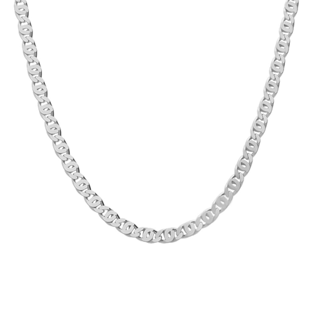 Catena Gentleman Argento Rodiato