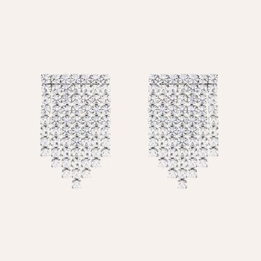 Orecchini Pendenti Romantic Shine Metallo Cristallo