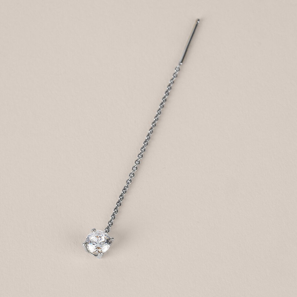 Orecchini Pendenti Punto Luce Silver Elegance Argento Rodiato Cubic Zirconia - Orecchini Pendenti Donna | Stroili
