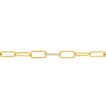 Catena Radiance Acciaio Dorato Cristallo