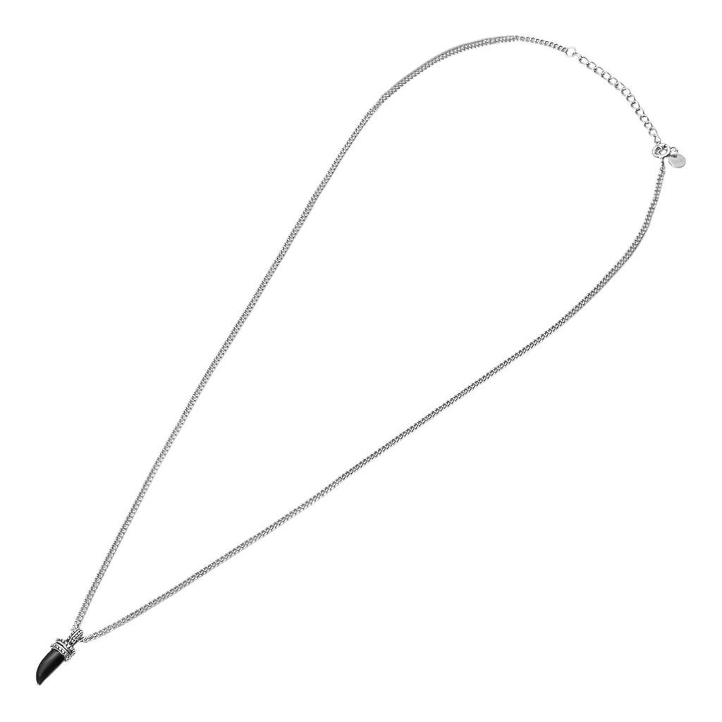 Collana Gentleman Argento Rodiato Agata - Collane Uomo | Stroili