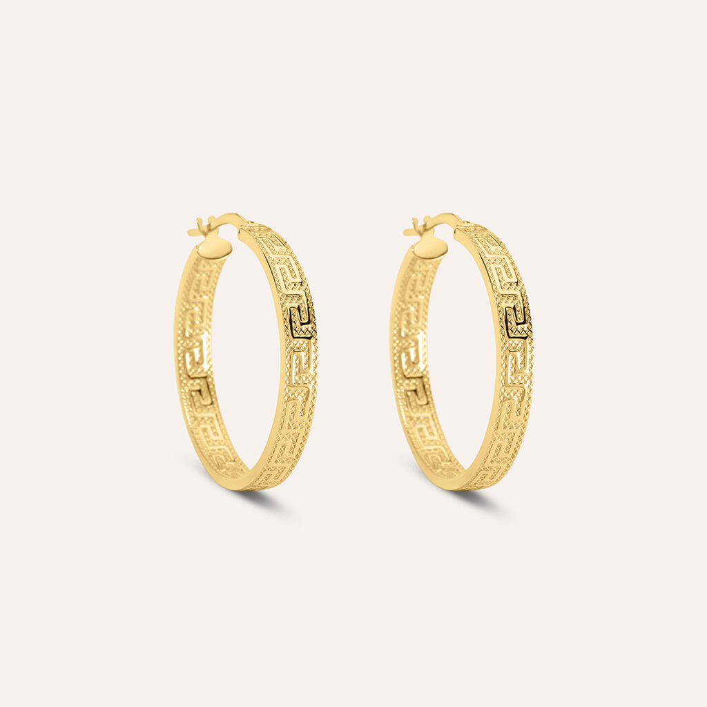 Orecchini A Cerchio Toujours Oro Giallo - Orecchini a Cerchio Donna | Stroili