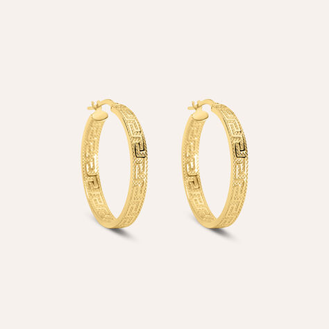 Orecchini A Cerchio Toujours Oro Giallo - Orecchini a Cerchio Donna | Stroili