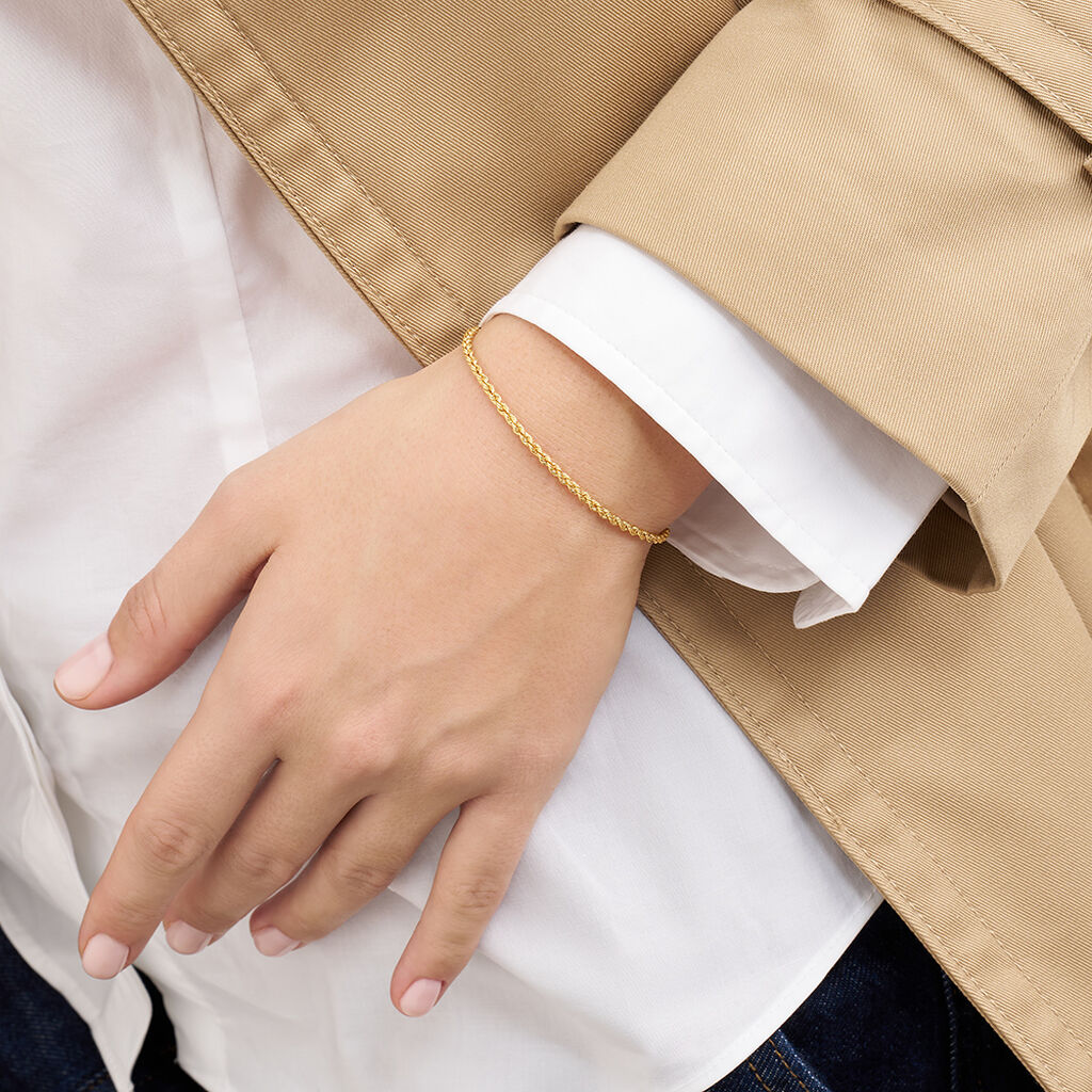 Bracciale Catena Desideria Argento Nobile Dorato