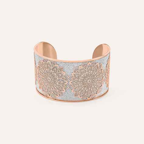 Bangle Lady Shine Acciaio Rosa - Bracciali Rigidi Donna | Stroili