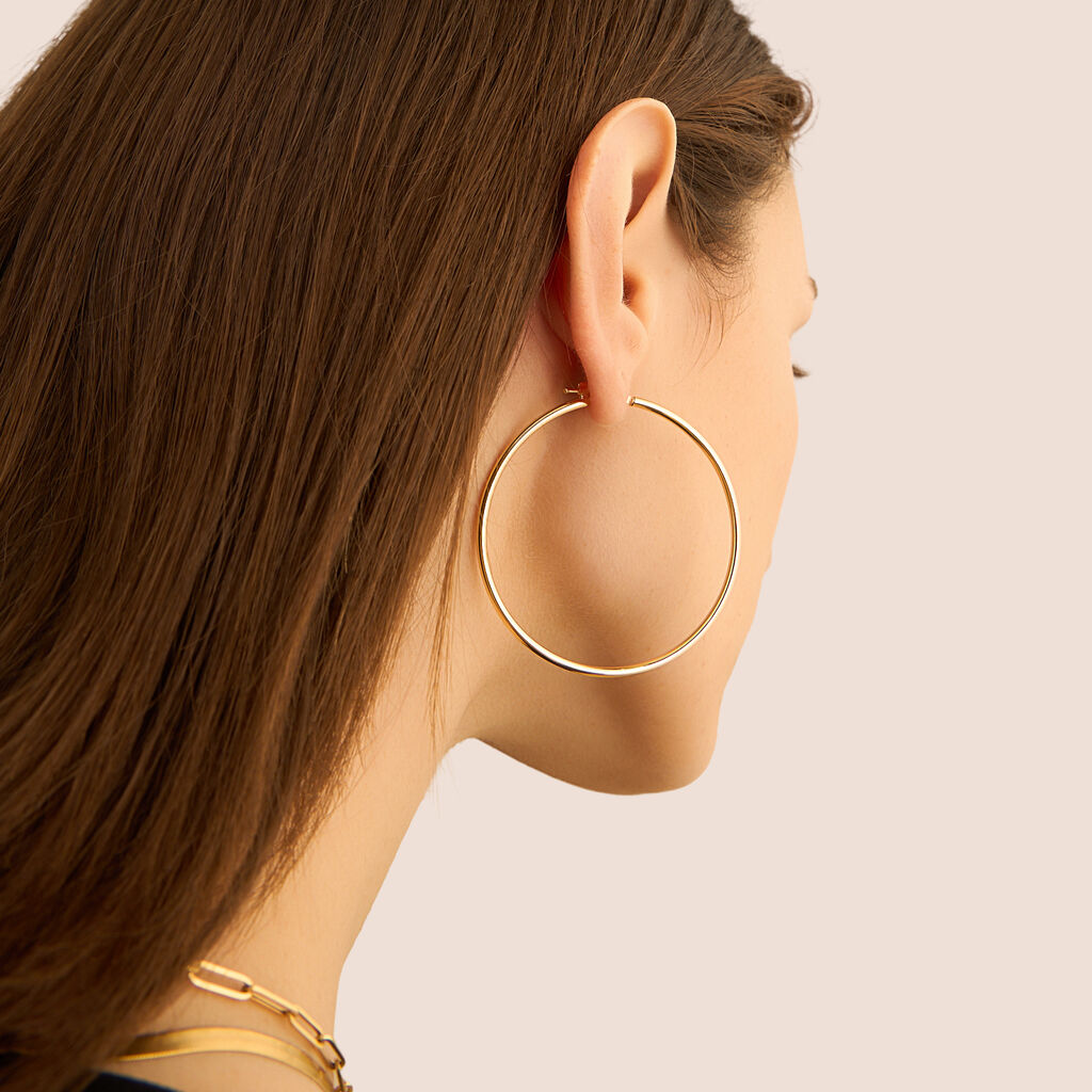 Orecchini A Cerchio Toujours Oro Giallo - Orecchini a Cerchio Donna | Stroili