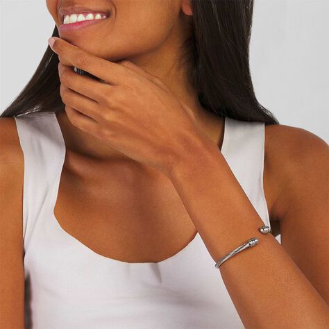 Bangle Lady Code Acciaio - Bracciali Rigidi Donna | Stroili