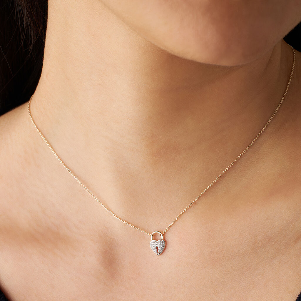 Collana Claire Oro Giallo Cubic Zirconia