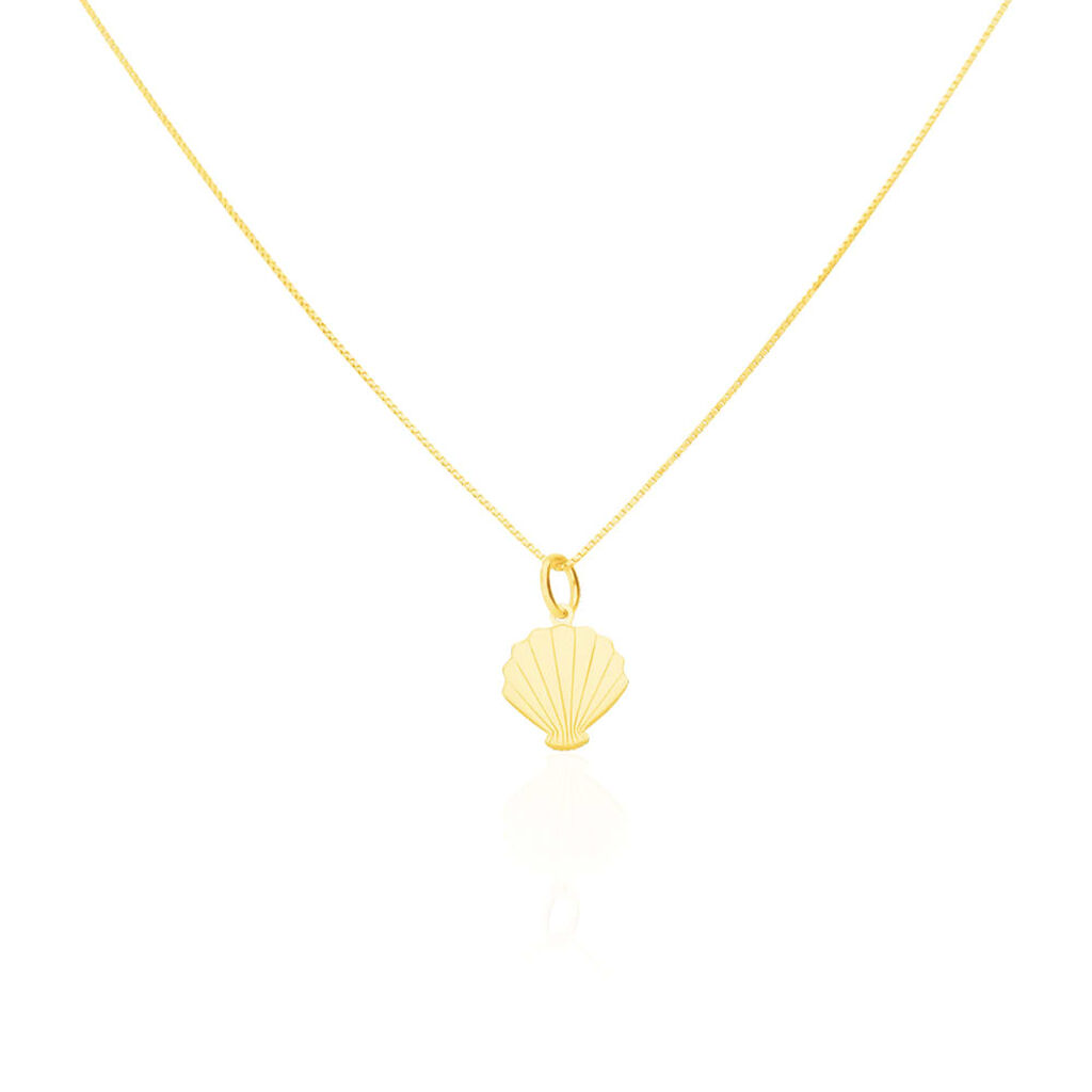 Ciondolo in oro giallo con simbolo conchiglia - Ciondoli Donna | Stroili