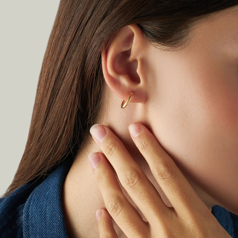 Orecchini A Cerchio Toujours Oro Giallo - Orecchini a Cerchio Donna | Stroili