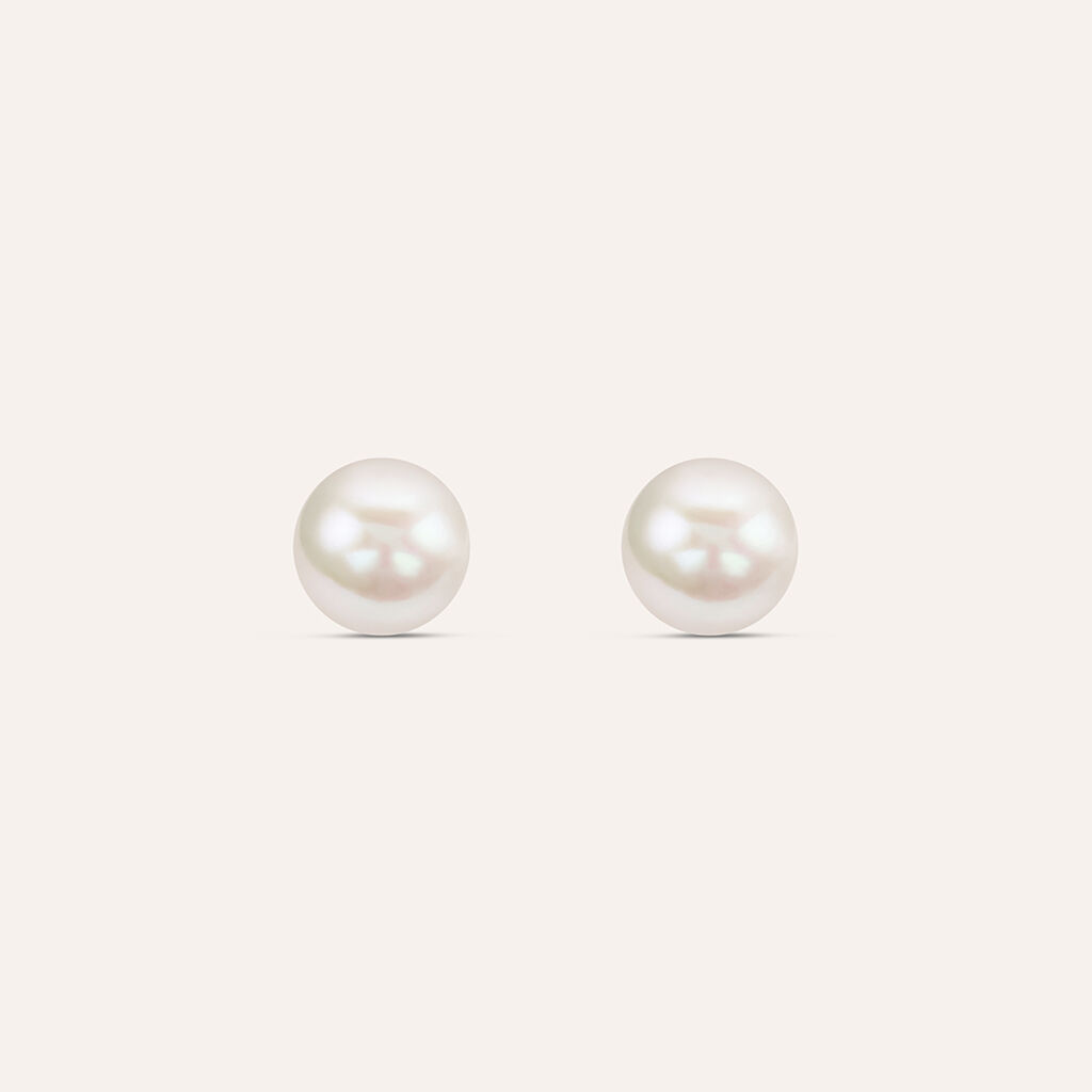 Orecchini Lobo Silver Pearls Argento Rodiato Perla sintentica - Orecchini a Lobo Donna | Stroili